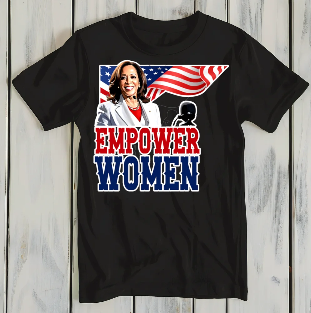 Camiseta de Kamala Harris 2024, camiseta Empower Woman, elección presidencial de Kamala, 2024