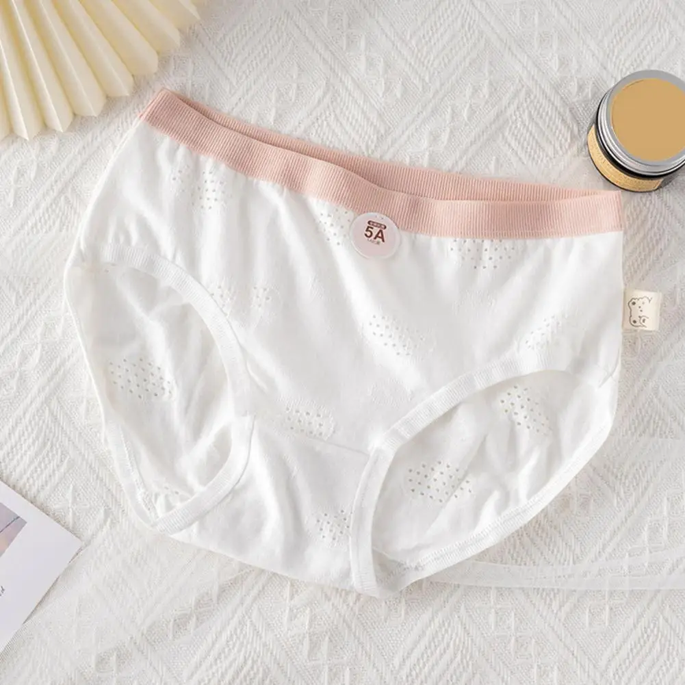 High School Student Panties Women Cotton High Waist Sport Underpants for High School Students Breathable Slim Fit Lady