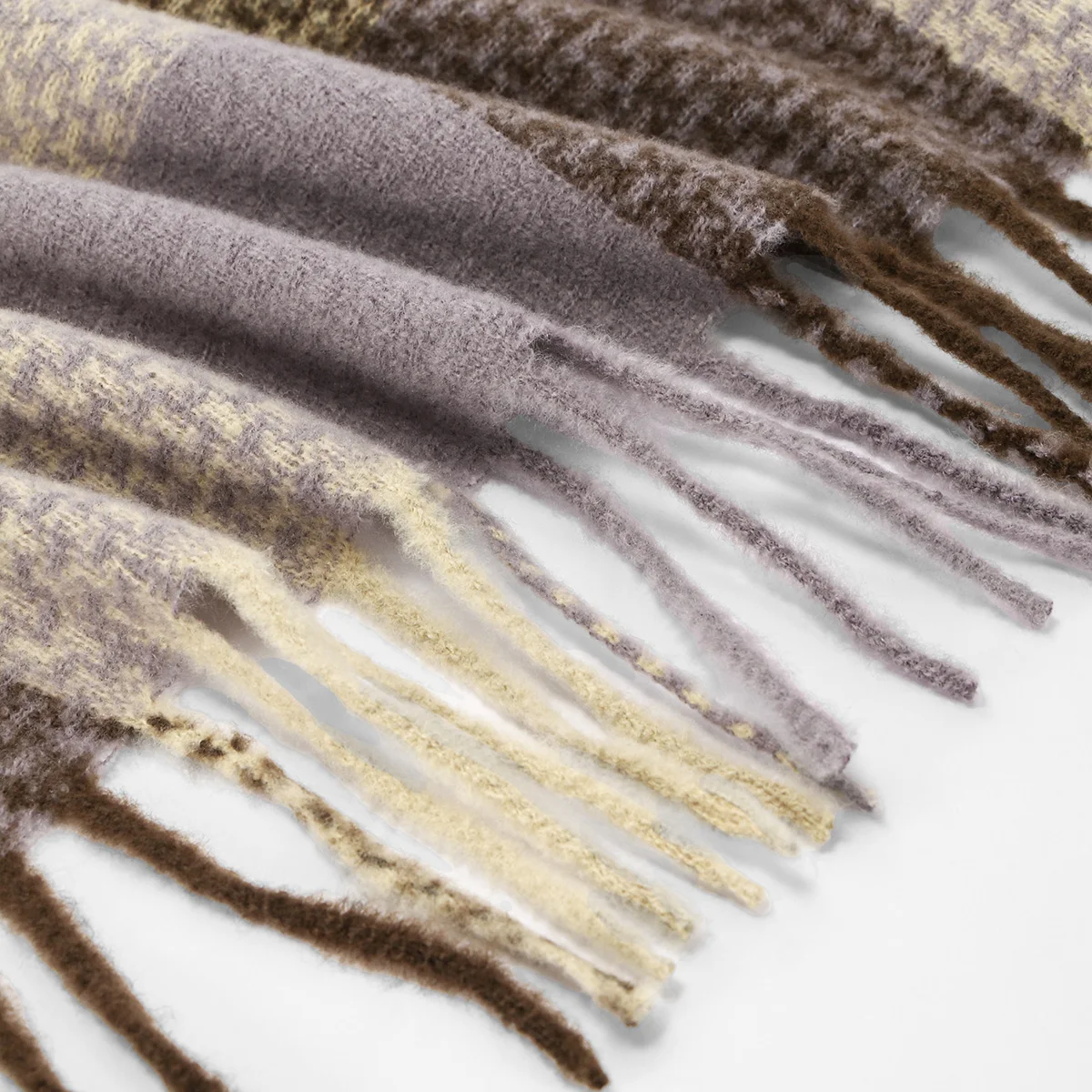 Neuer Leoparden-Kaschmirschal für Damen, Winter, hält warm, modischer kariertes, langer Schal, Damen-Wickel, dicker Pashmina, für den Außenbereich – Detail 32