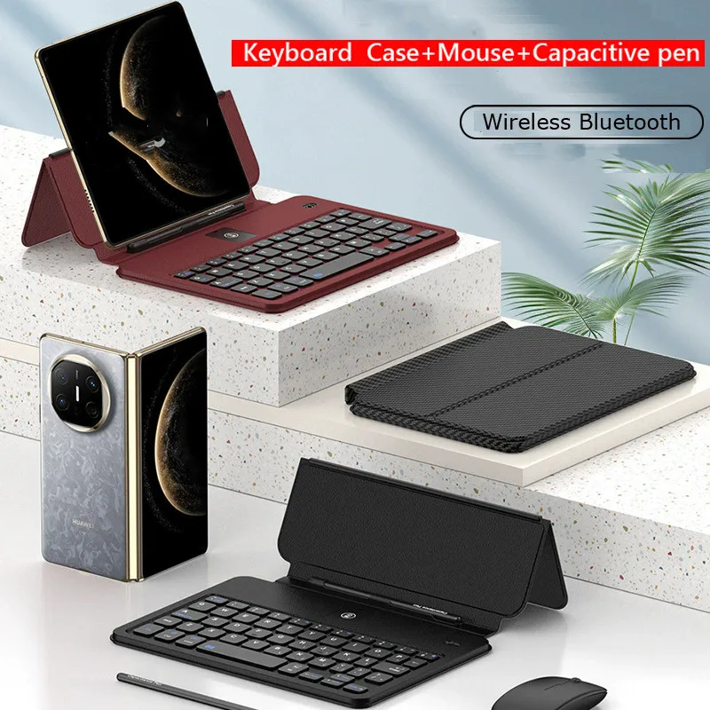 

Case for Honor Magic V6 Magic V5 V3 Vs3c V3 V2 V2 RSR V Vs2 Vs Ultimate Folding Magnetic with Folding Stents Keyboard Stylus Pen