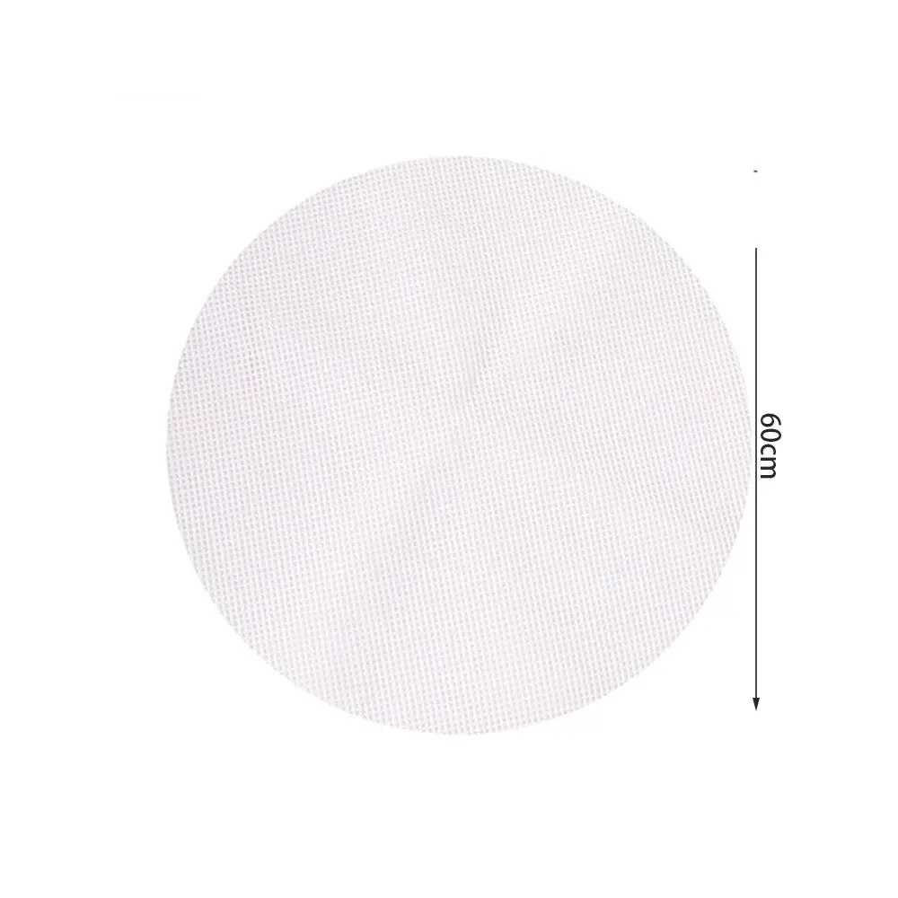 

Durable Non-Stick Round Steamer Mesh Pad Thickened Kitchen Baking Accessories Silicone Dehydrator Sheets Reusable Steamer Mat