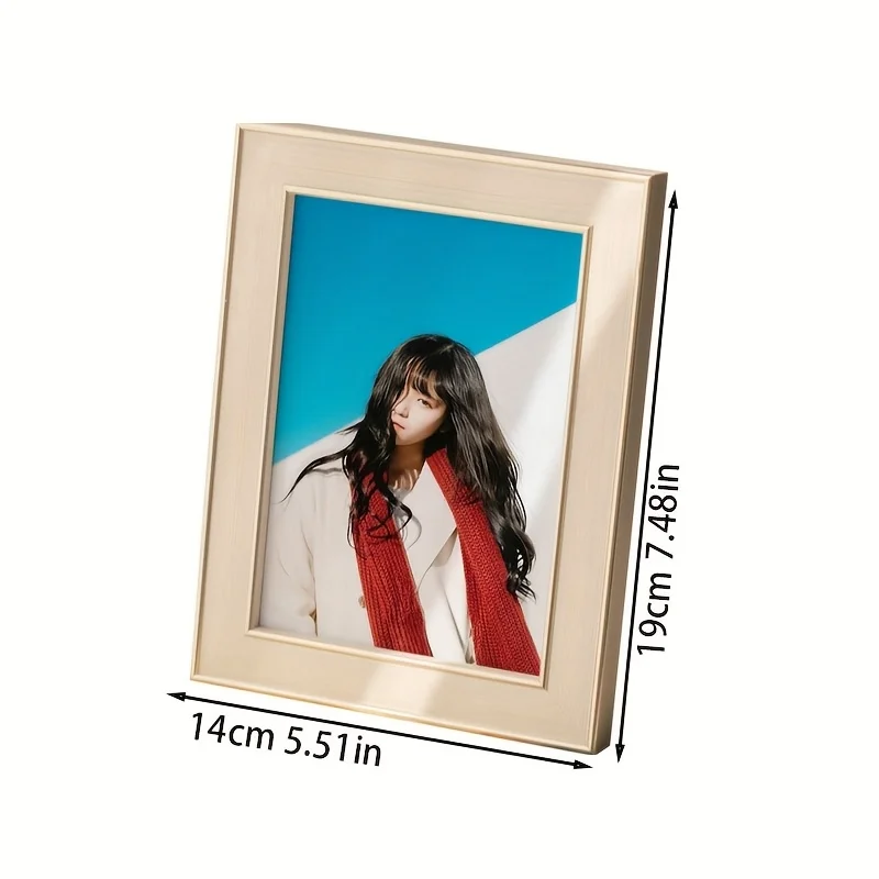 Personalized Custom Photo Frame Table Nordic 7-Inch Round Edge Photo Frame Children'S Photo Printing And Framing Gift