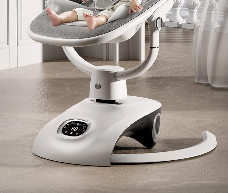 Baby Rocking Chair Electric Cradle Bed, Baby Coaxing Artifact, Newborn Full Moon Gift