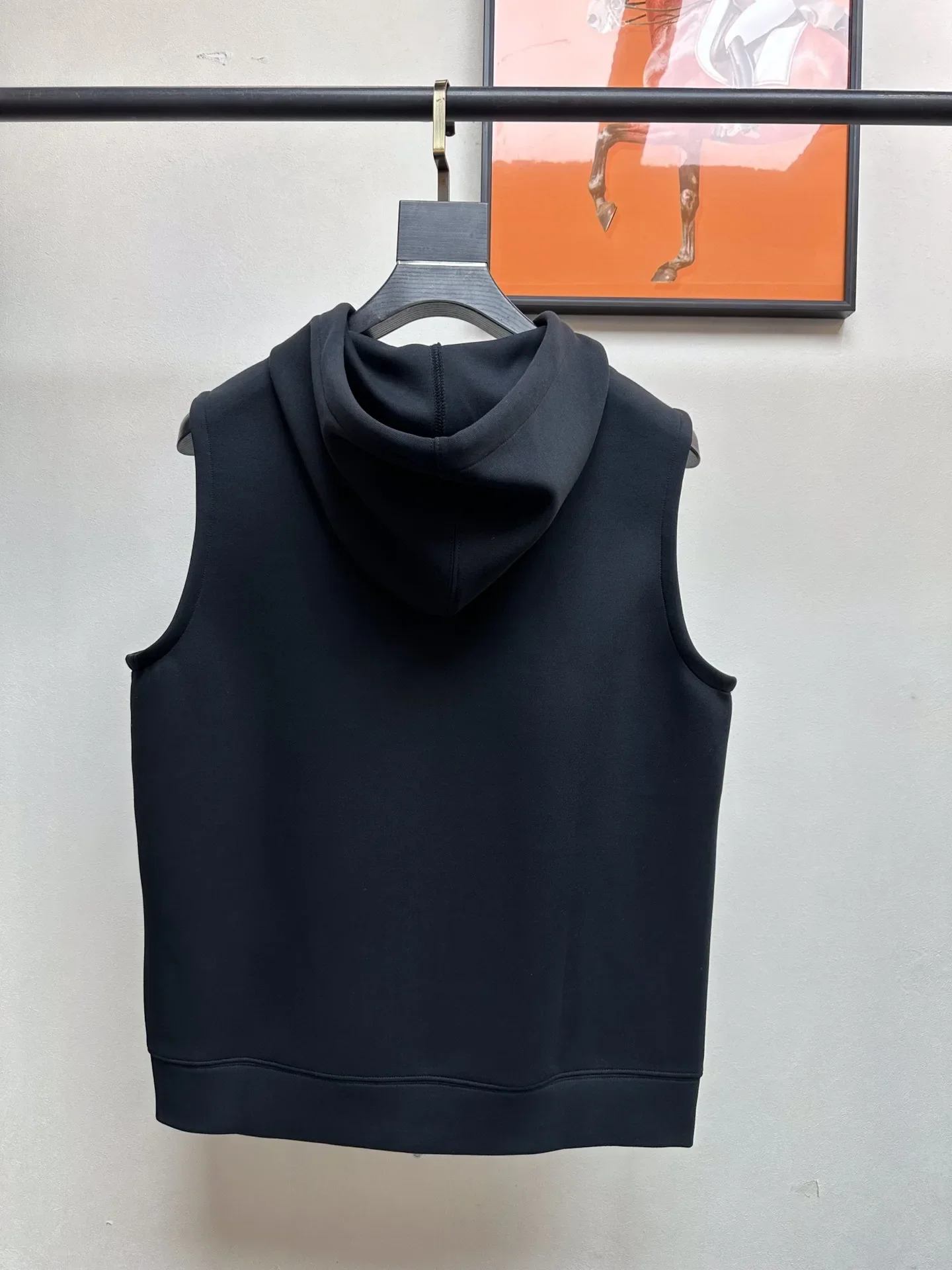 BILLIONAIRE SIJITONGDA New Autumn And Winter Hooded Vest, Using Specially Woven Tencel Space Cotton Sweater Fabric