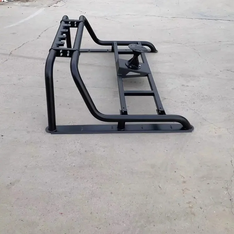 High Quality Black Powder Coated Universal Sport Cargo Rack Roll Bar For Pickup Trucks Auto Exterior Modification Accessories