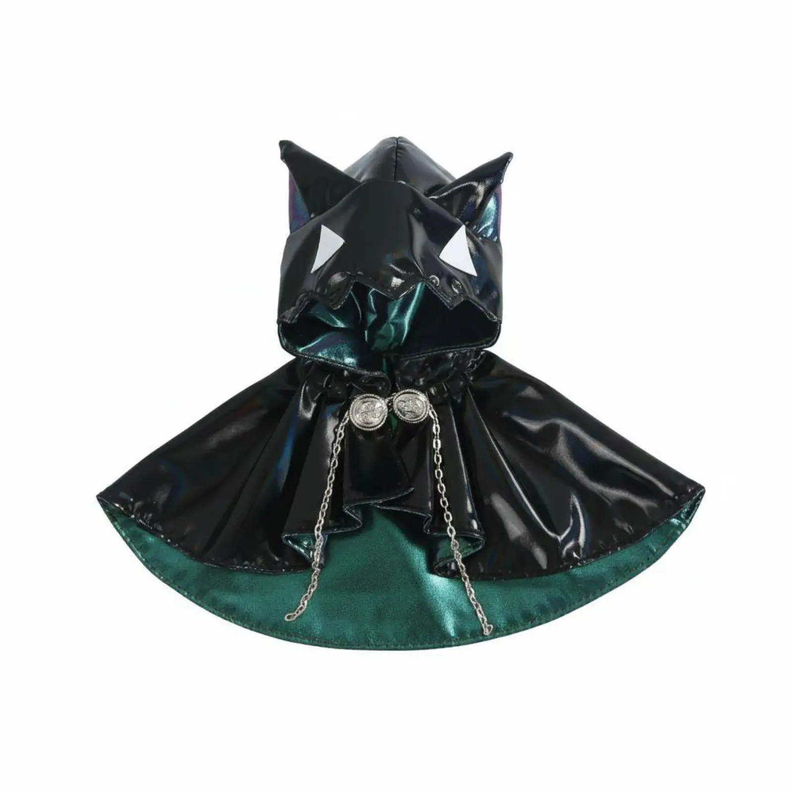 OB11 Cape Hooded Style Front Button Chain Accent for Display