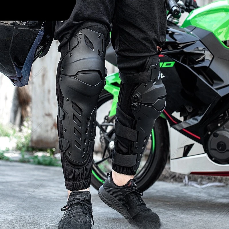 Motorcycle Knee & Elbow Pads, Anti-fall Riding Gear, Windproof Warm Leg Guards