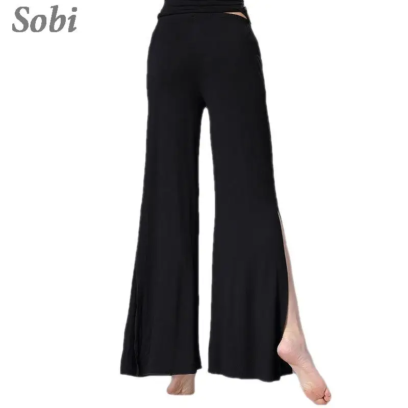 Pantalones de danza del vientre para mujer, traje elegante Oriental, pantalones de práctica de danza del vientre, ropa de rendimiento, Sexy, Modal,