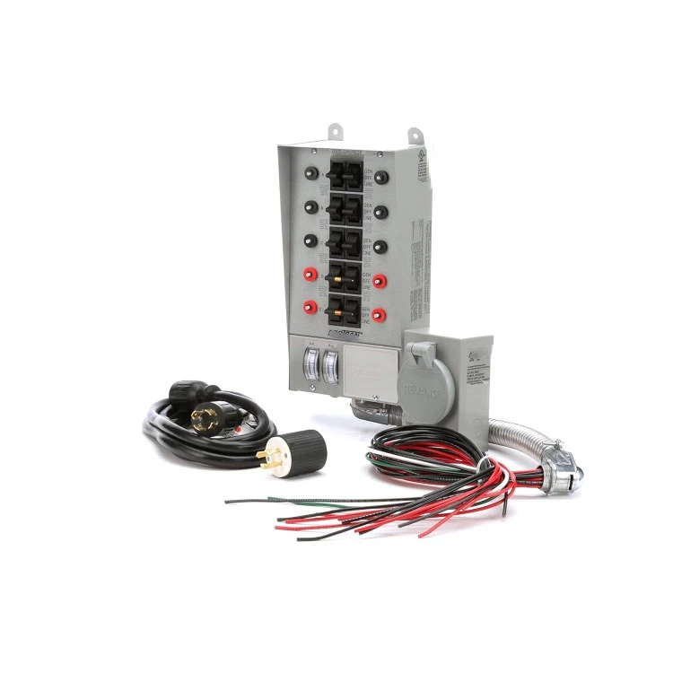 

31410CRK Pro/Tran 10-Circuit 30 Amp Generator Transfer Switch Kit,Gray