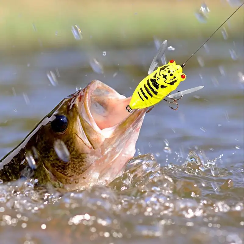 Leurres de pêche en eau douce réalistes, leurre de poisson dur, appâts de pêche artificiels, pêche en surface robuste