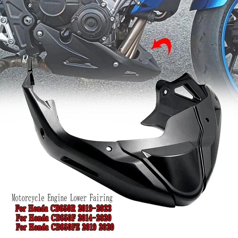 

Motorcycle Engine Lower Fairing Body Frame Panel Protector For Honda CB650FE CB650F 14-20 CB650R 2019-2023