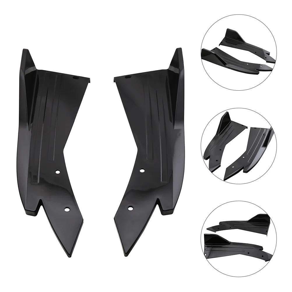 

2 Pcs Rear Bumper Diffuser Lip Angle Spoiler Universal Protector Car Splitters Cars