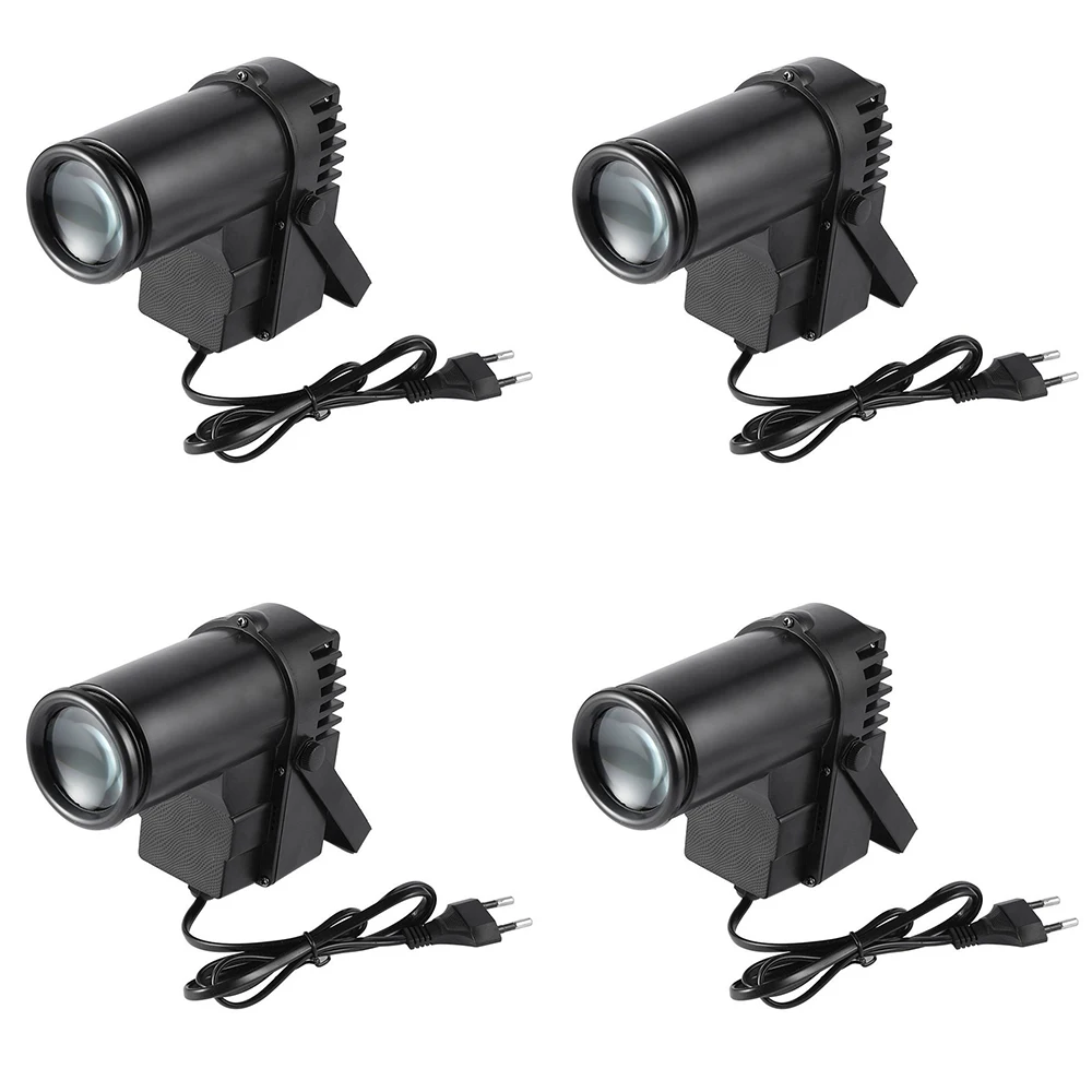 

GEFENSI 4 шт. мини RGBW светодиодный точечный светильник DMX512 красочный прожектор луч сценический светильник для DJ Party дискотека зеркальный шар Pin Spot Lig
