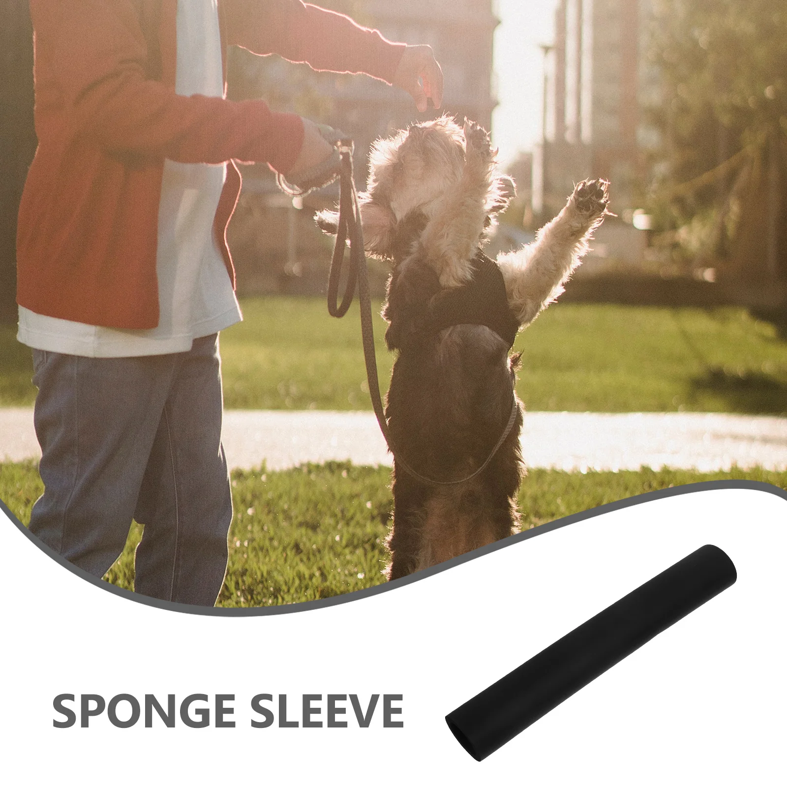 

5Pcs Pet Leash Handle Sponge Sleeve Comfortable Non-Slip Dog Leash Accessory Durable Outdoor Use Sponge Sleeves