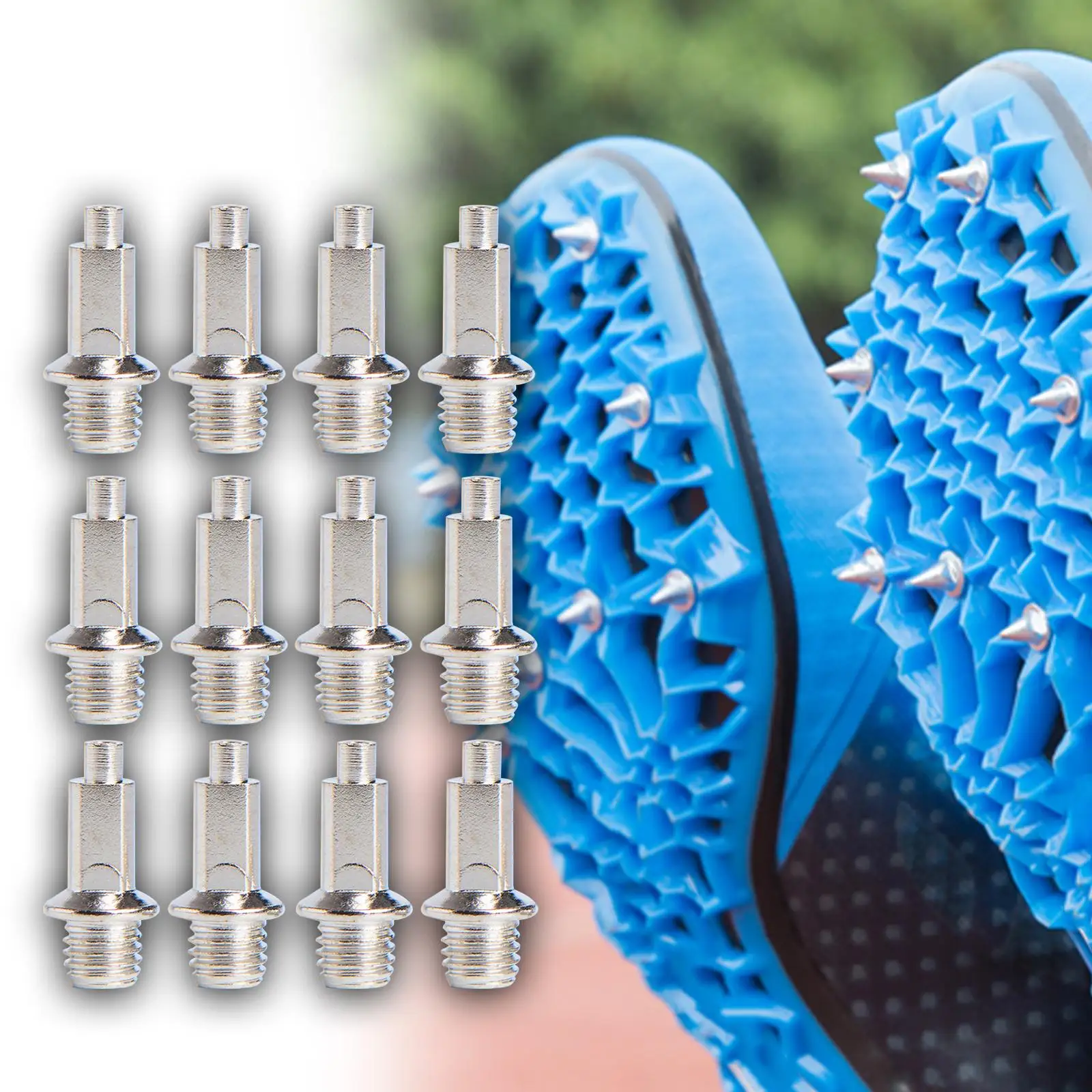 12x Steel Spikes for Shoes Studs Track Shoe Spikes Jumping Spikes for Standing Long Jump Outdoor Sports Training Competition