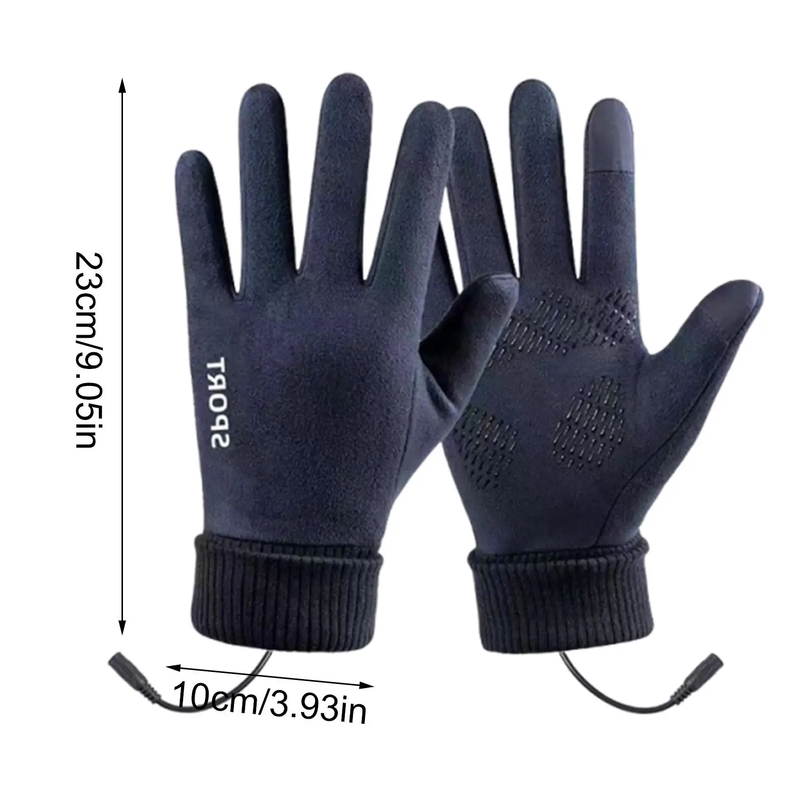 Guanti riscaldati da donna Guanti riscaldanti USB 3 impostazioni di calore Guanti touchscreen per ciclismo Sci Corsa Escursionismo Sport invernali