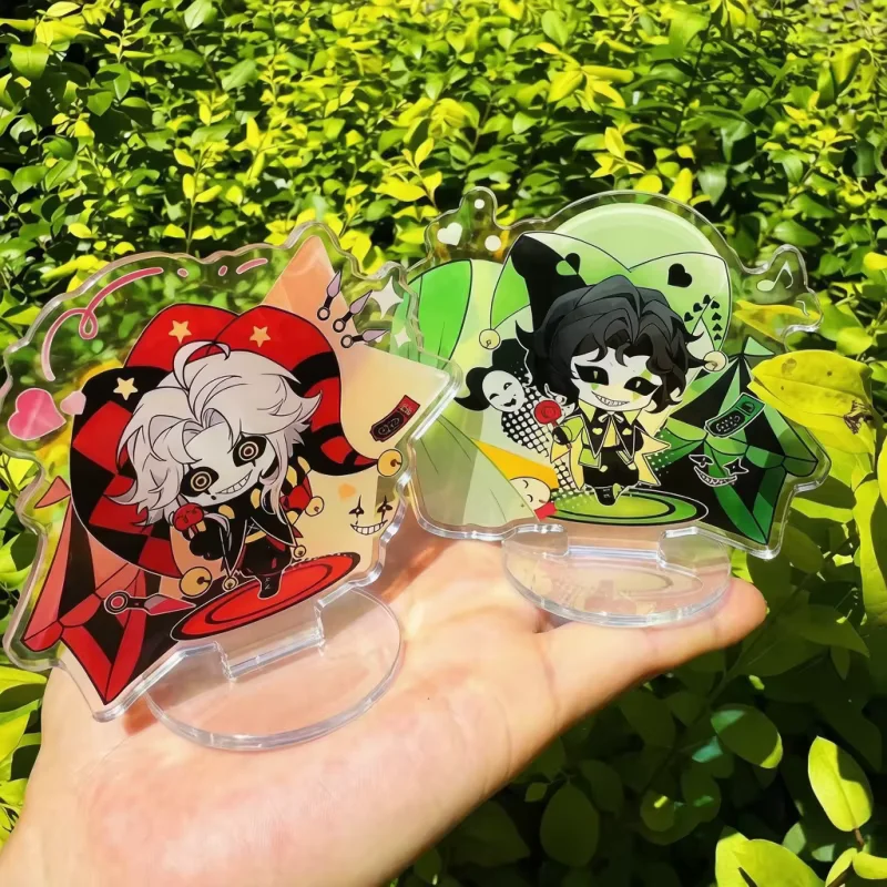 The Freak 2pcs Circus Acrylic Standee Chibi Furry Desk Decor Kawaii Circus Fandom Cosplay Accessory Collectible Gift For Fans