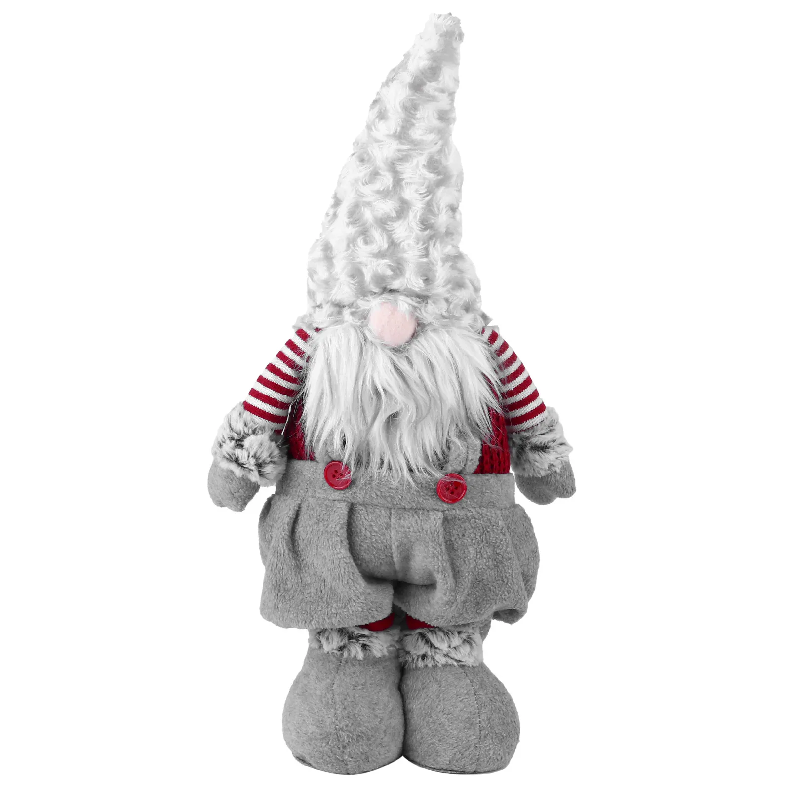 

Adorable Traditional Gnome Home Decor with Bright Hats Long Beards Globular Noses Christmas Holiday Ornament Tabletop Shelf