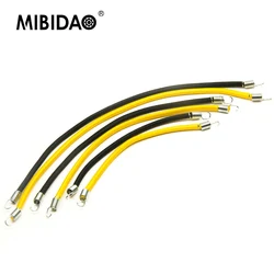 MIBIDAO 3Pcs 10/15/20cm Mini Roof Luggage Rack Bungee Cord with Hook for Axial SCX10 D90 Tamiya CC01 TRX-4 1/10 RC Car Parts