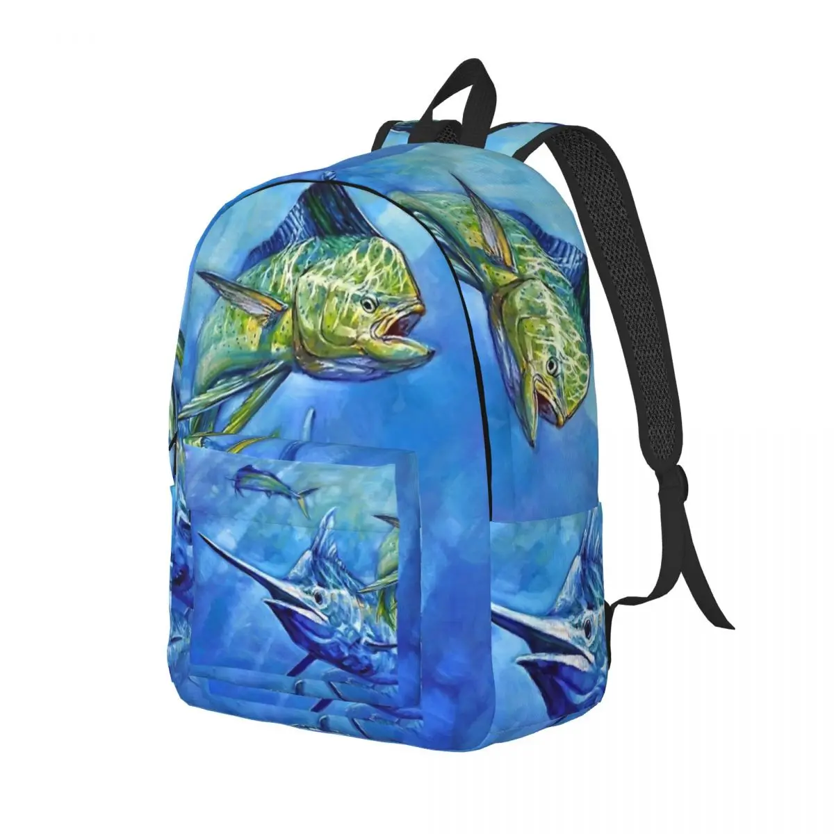 Dorado Marlin And Tuna Underwater Backpack for Preschool Kindergarten School Student Bookbag Boy Girl Kids Daypack Gift