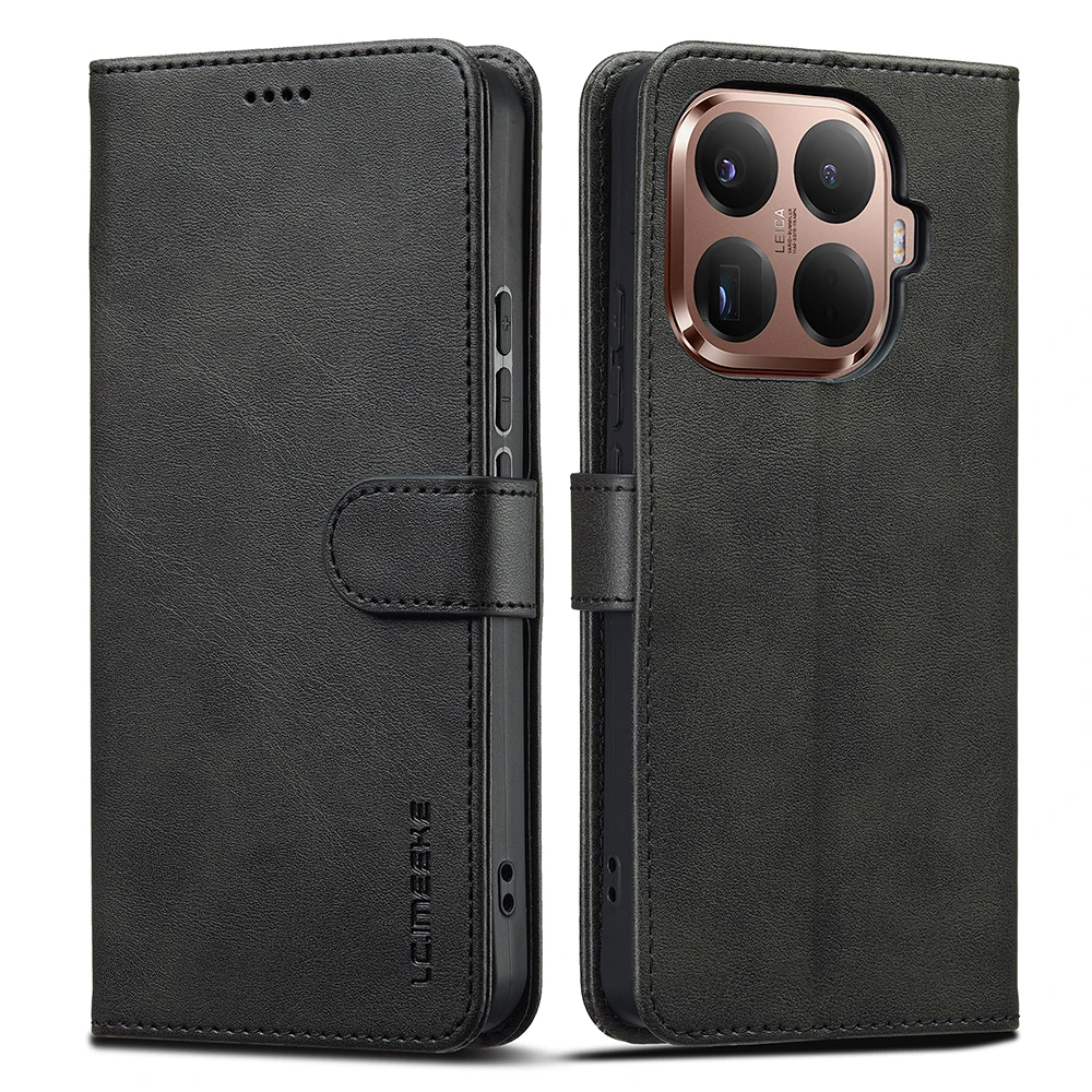 

For Xiaomi 15T Pro Flip Case PU Leather Card Slot Cash Pocket Hands-free Kickstand Skin Friendly Cover