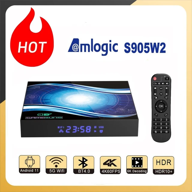 Amlogic S905w2 Android11.0 Smart Tv Box 4k 5g Wifi Streaming Media Players  2gb 16gb Set Top Box - Set Top Box - AliExpress