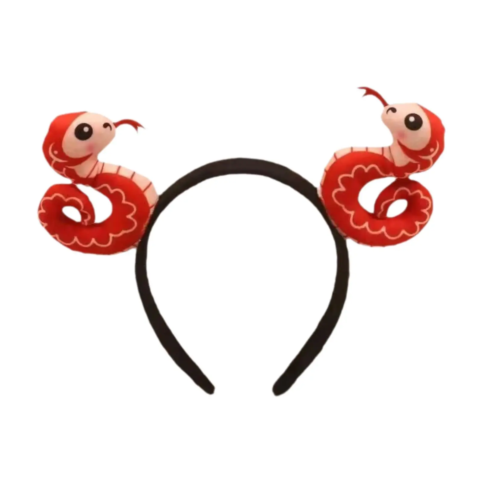 Snake Headband Photo Props Animal Costumes Cartoon Women Decoration Headwear for Birthday Halloween Dress up Performance Party