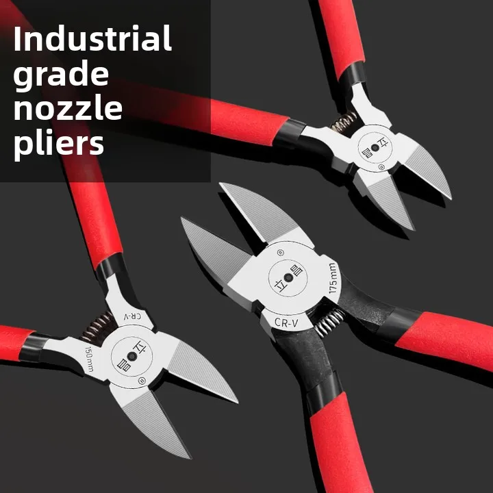 Industrial Grade Oblique Cutting Pliers 6 Inch 5 Inch Diagonal Side Cutters for Electronics Model Wire Trimming