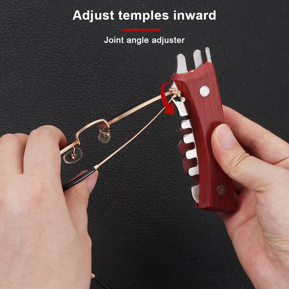 Hand Held Glasses Repair Tools Multi-Functional Universal Fit Frame Adjustment Hand Tool Sets Eyeglasses Temple Bend