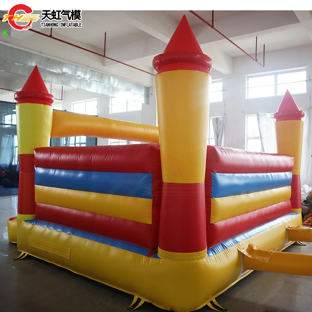 4x4x3mH Kommerzielle Happy Clown Aufblasbare Hüpfburg Luft Hüpfburg Karneval Spiele Für Party Vermietung mit Gebläse