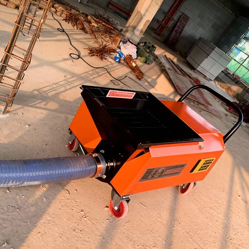 110V/220V/380V new secondary structure screw pump, fine stone concrete mortar cement transportation,  vertical 10m.