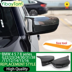 For BMW 4 5 7 8 Series G30 G31 G38 G22 G11 G12 Side Wing Replacement Mirror Cover Rear-View high quality type