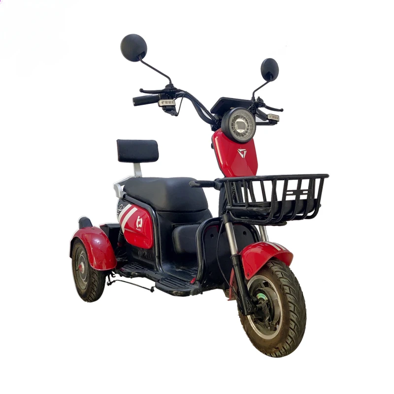 factory outlet 800w motor tricycle 3 wheels low speed safety three wheel motorcycle electric disabled for the aged