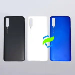 Bilashmart Xiaomi Mi 9 Mi9 Lite CC9 Back Battery Cover Replacement   Rear Glass Door Housing Case with Pre Adhesive