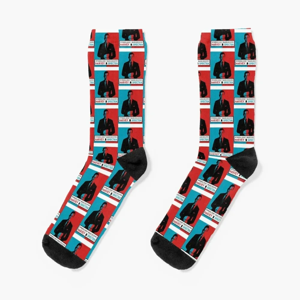 Winners don't make excuses - Harvey Specter Quotes - Suits Socks hiking funny sock cool Socks For Girls Men's