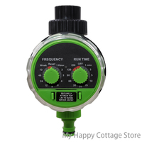 Garden Watering Timer 0 Water  Pressure Ball Valve Irrigation Controller Home Garden Automatic Watering Electronic Green
