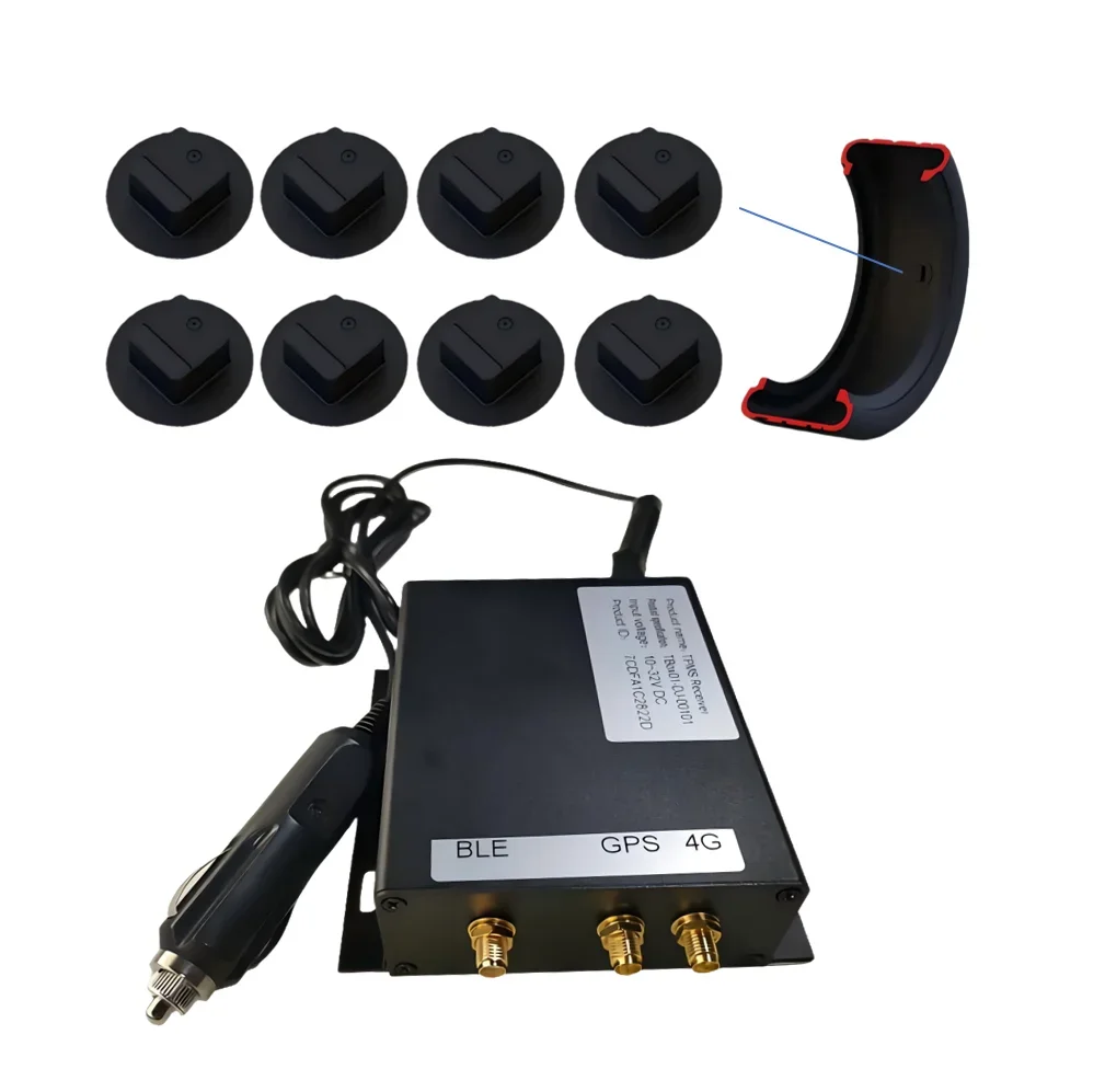 4G GPS Heavy Vehicles TPMS Sensor Truck Digital TPMS Sensor Load Monitoring Internal TPMS with Real-Time Tire Pressure Monitor