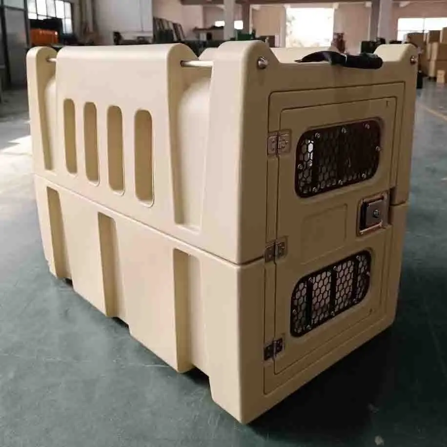 Custom OEM Design Modern Waterproof Movable Outdoor Indoor Plastic Pet Kennels Dog House