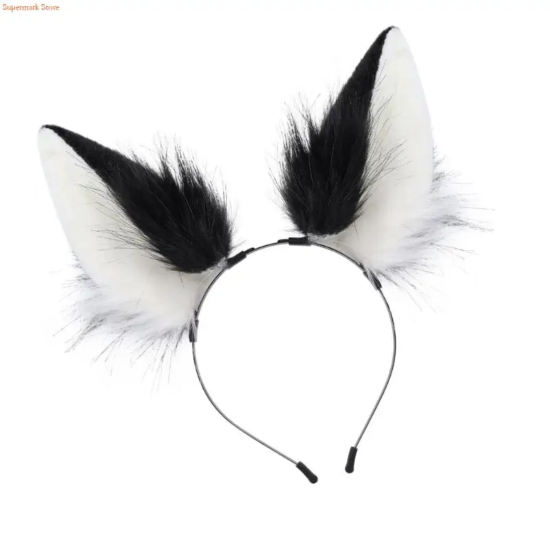 Q5WE Cats Ears Hair Band for Girl Women Halloween Cosplay Party Fancy Dress Costume