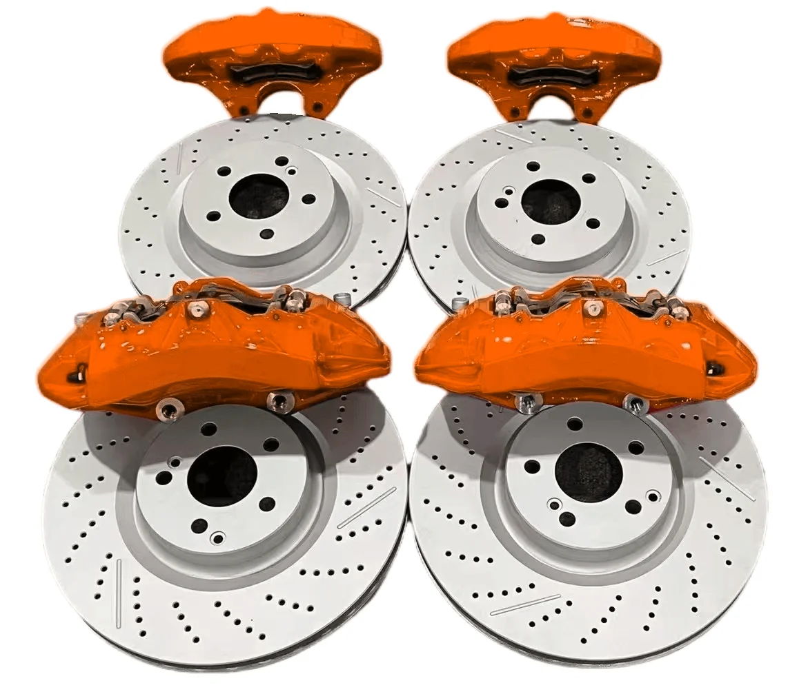 8N 6 Pistons Racing Big Brake Caliper Kit Custom Painted Rear 4 Piston Brake Set for Mid-size Luxury SUV