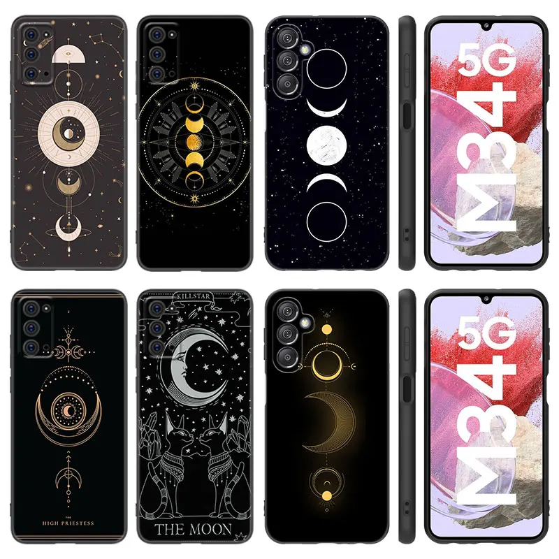 Witches Moon Tarot Mystery Totem Case For Samsung M30 M31 S Note 10 Lite 20 Ultra M13 M32 4G M52 M53 M54 5G M11 M12 M21 M22 M51