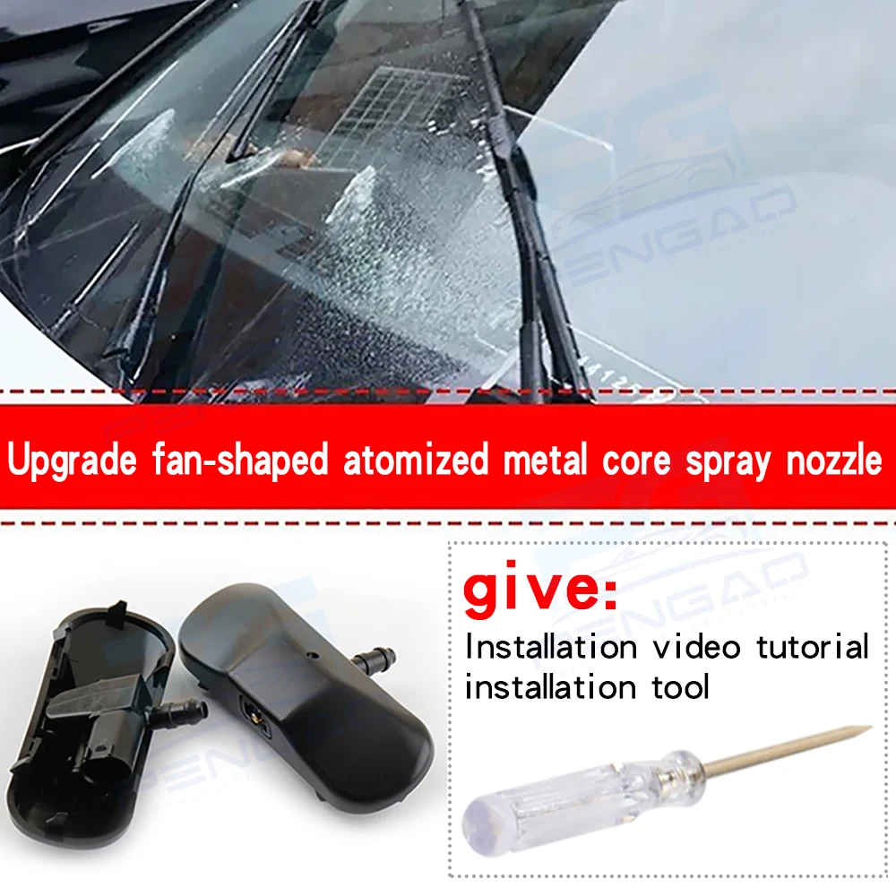 

Стеклянная насадка для стеклоочистителя капота для Passat Tiguan Lingdu Magotan Sagitar Octavia CC Golf 6, насадка, автомобильный аксессуар