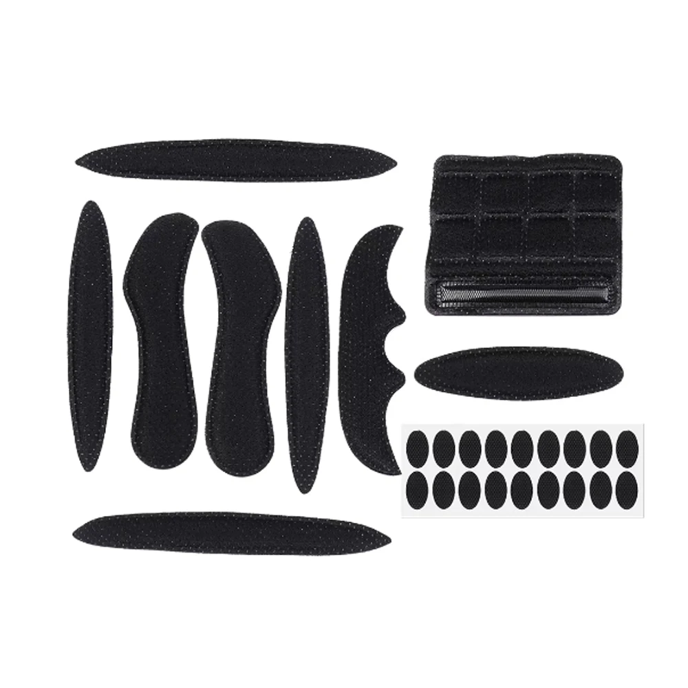 Red/Black 27pcs/set Helmet Padding Kits Sealed Sponge Replacement Motorcycle Bicycle Cycling Universal Foam Pads Set