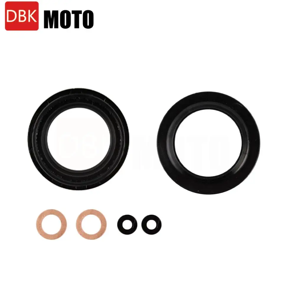 For Harley Sportsters 1988-2015 & Dyna FXD 1991-2005 Fork Seals Rebuild Kit 39mm Compatible oil seal retaining ring nylon pad