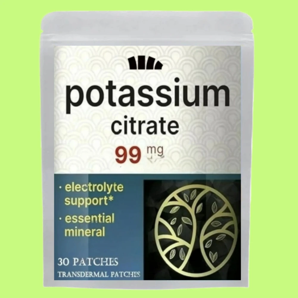 

Трансмические пластыри с цитратом калия поддерживают судороги ног и здоровье мышц 30 пластырей