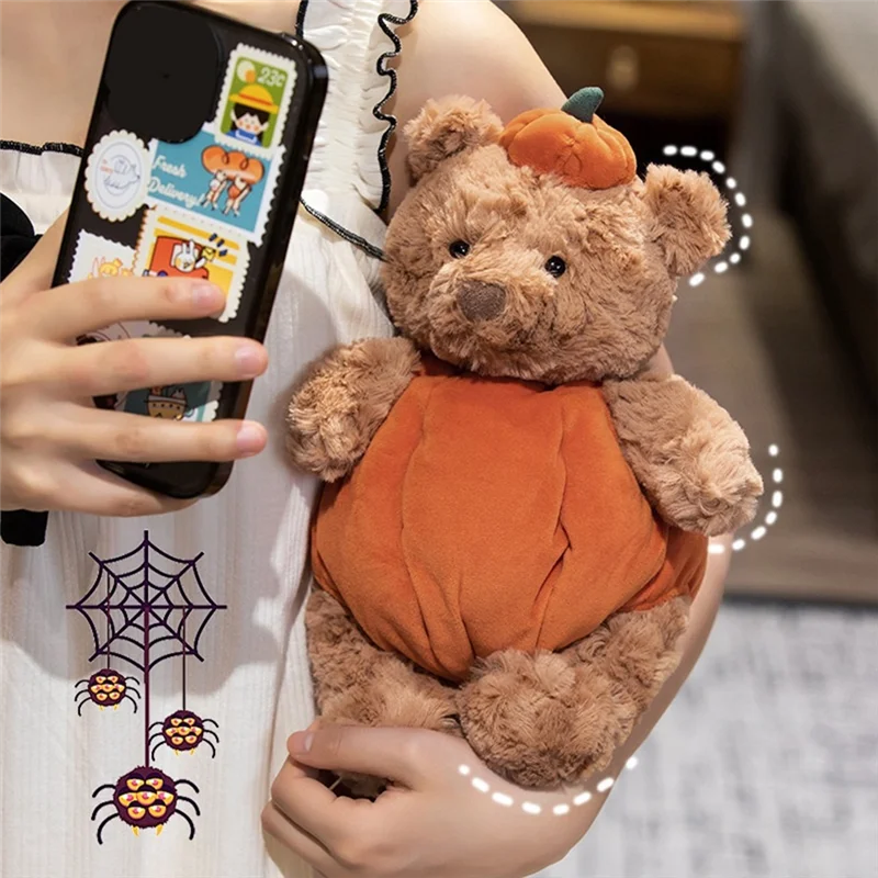 

【Flash Sale】Pumpkin Bear Plush Toy Doll Plush Bear Gift