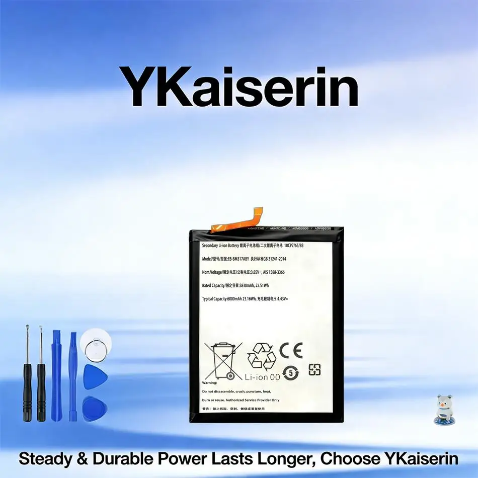 

Аккумулятор EB-BM317ABY для мобильного телефона Samsung Galaxy M31S, стабильная работа