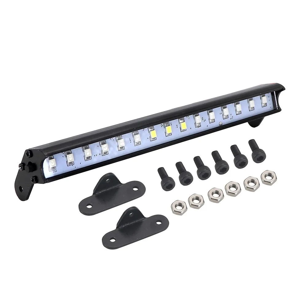 RC Car Roof LED Light Bar Light 53-149mm Searchlight for 1/10 TRX TRX4 Defender TRX6 G63 Axial SCX10 RC Crawler