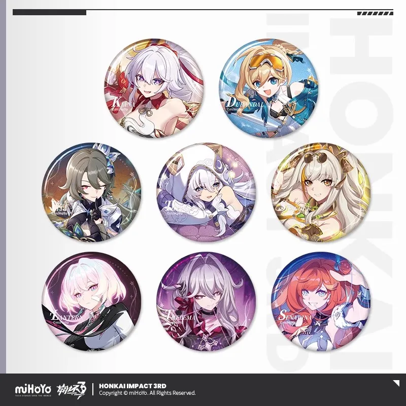 

Официальный значок miHoYo Honkai Impact 3rd Starry Night Inviting Dreams Series, оригинальные аксессуары для игр в стиле аниме, брошь