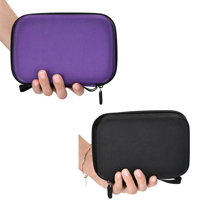 

Портативный эфирный масляный чехол для переноски телефона-жесткий чехол для телефона Вмещает 12 бутылок (Вмещает 5 мл, 10 мл, 15 мл, ролики) необходимый размер для путешествий